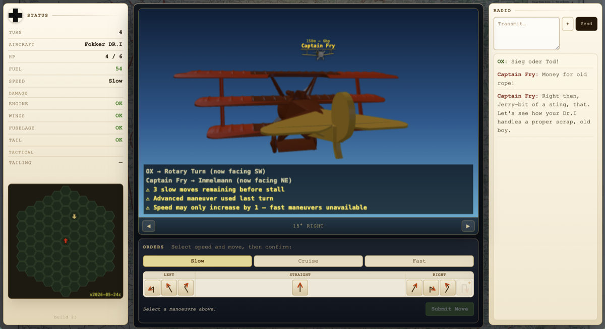 Aces of the Western Front gameplay screenshot
